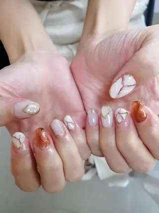 カラー ネイル Chérinail 爪のお手入れのネイルデザイン