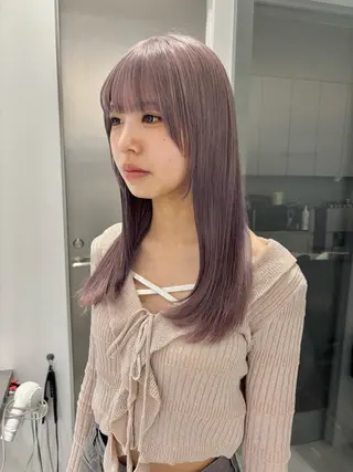 ロング カラー iLi所属・iLi 《イリ》のヘアスタイル