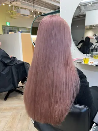 ロング カラー ベージュカラー 新潟/万代/井上佑のヘアスタイル