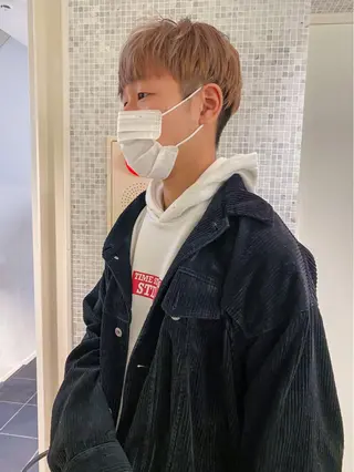 カラー メンズ 栄/矢場町 三井太朗のヘアスタイル