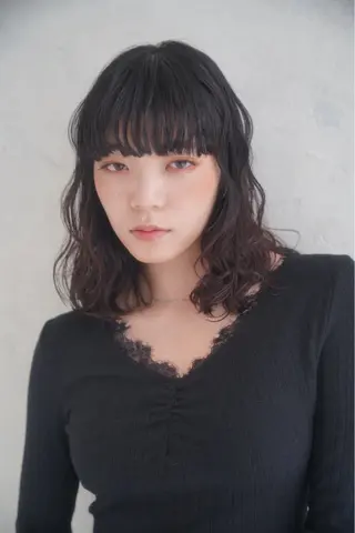 セミロング パーマ 似合わせ得意美容師 《RINOA》のヘアスタイル