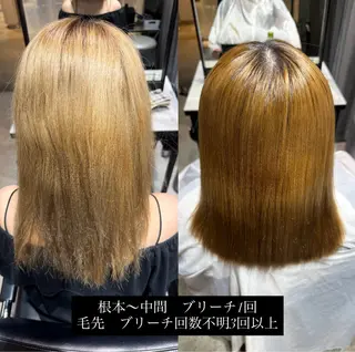 セミロング 縮毛矯正/髪質改善 ヒカルのヘアスタイル
