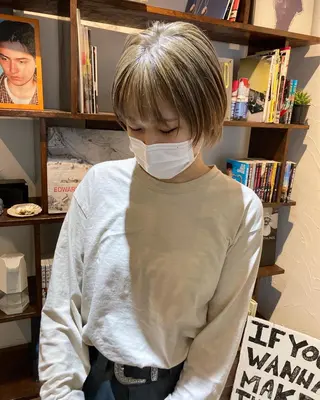 ショート 金田 夏野のヘアスタイル