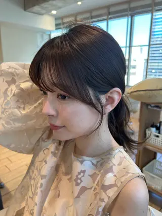 大竹 美侑のヘアスタイル