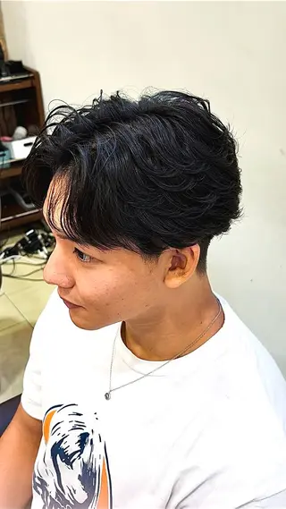 メンズ メンズパーマ特化🥇 フェザーパーマ/紘夢のヘアスタイル