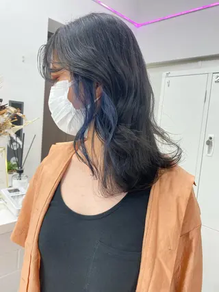 ミディアム Ayuri🫧 Diar Blueのマツエク・マツパデザイン