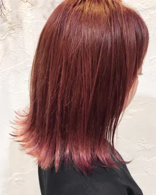 ミディアム カラー 圧倒的透明感カラー nana🦕のヘアスタイル