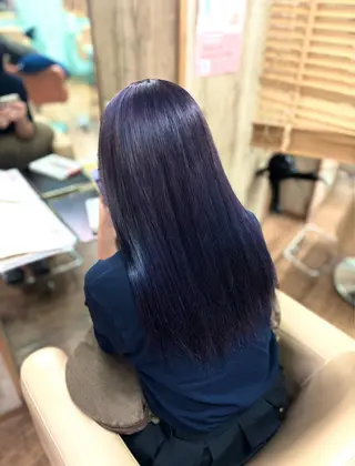 カラー 艶盛れ透明感カラー/ kanna🖤のヘアスタイル