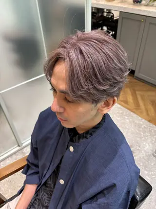 ショート カラー メンズ メンズ特化型美容師 玲弥のヘアスタイル