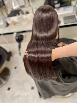 カラー 冬のトレンド美髪🪽 韓国ヘア🪽銀座のヘアスタイル