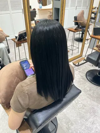 セミロング 透明感カラー/ダブル カラー/MAI🎀のヘアスタイル