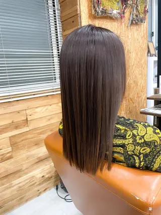 セミロング かんばら りょーいのヘアスタイル