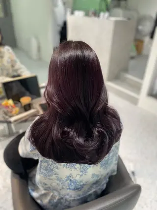 セミロング カラー パーマ ヘアアレンジ メンズ キッズ Lumo所属・💖横浜ブリーチなし 💖MIHOのヘアスタイル