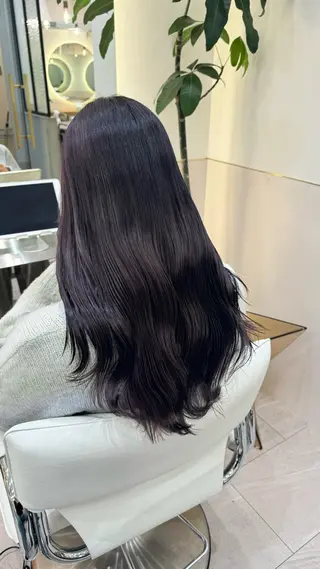 ロング カラー 韓国/ワンホン/新宿 レイヤーリョウヤのヘアスタイル