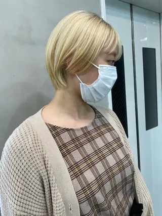 ショート カラー SHACHU渋谷神南店所属・SHACHU ayamiのヘアスタイル