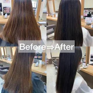 ロング カラー Lien 深井店のヘアスタイル