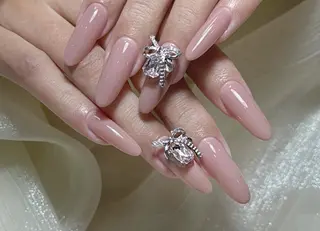 ネイル By moonネイル 🌷ワンホン/韓国風のネイルデザイン