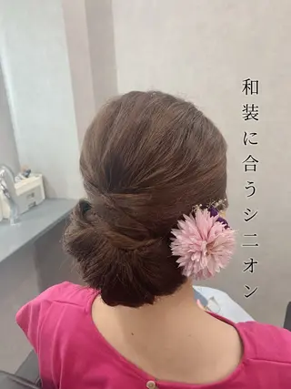 ヘアアレンジ Make up Salon Flow所属・中川 沙里のヘアスタイル