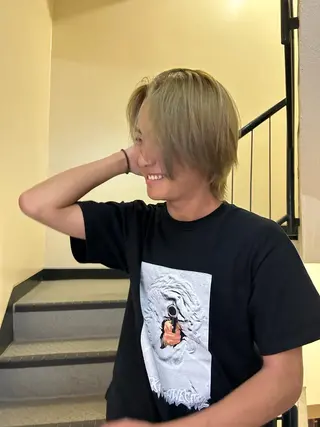 ショート カラー メンズ ☕️結【suii.】 ボブ/ヘアセット☕️のヘアスタイル