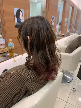セミロング カラー 頭浸浴×似合わせ HolyGrailのヘアスタイル