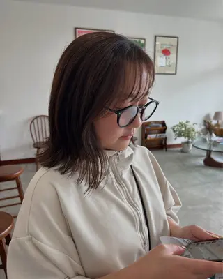 ミディアム matsuo yukinaのヘアスタイル