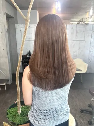 セミロング モリモト サナのヘアスタイル