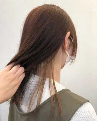 カラー Ruang所属・ツノガイ エリのヘアスタイル