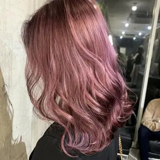 ミディアム CHAINON所属・🤎HAZUKI🤎 ハイトーン✨のヘアスタイル