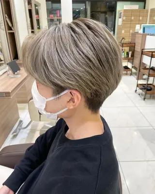 ショート カラー メンズ ✨武内凌太✨ 複雑履歴/ムラ修正のヘアスタイル