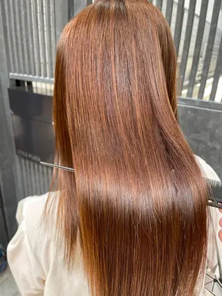 セミロング カラー 縮毛矯正/髪質改善/ 石橋代智のヘアスタイル
