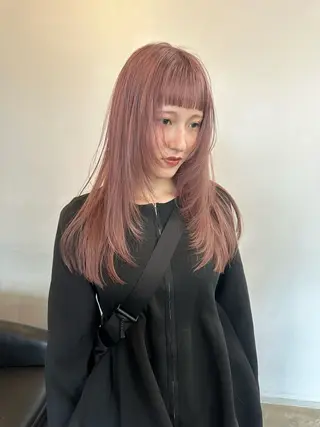 カラー ロングレイヤー ¥0🎀MEIのヘアスタイル