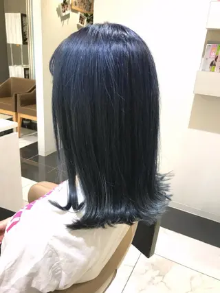 セミロング カラー ＡＳＨ 大宮のヘアスタイル
