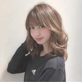 セミロング Takahiro 髪質改善のヘアスタイル
