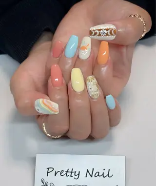 ネイル Prettynail 本厚木自宅サロンのネイルデザイン