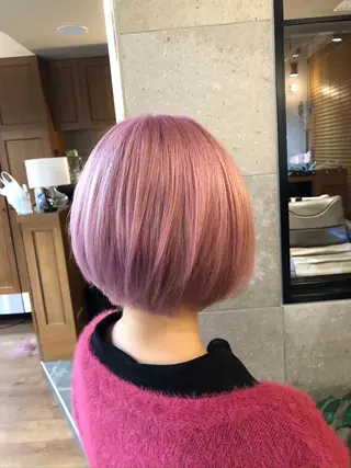 ショート カラー MOOD,所属・レイヤーカット/銀座 TAROのヘアスタイル