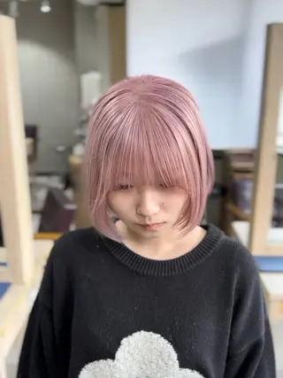 ミディアム カラー hair & make TOYBOX所属・ルーツカラー/ レイヤーカット/井川のヘアスタイル