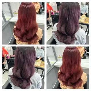 セミロング カラー ヘアアレンジ 🎀推し活ヘアー🎀 Yuuna🐰💖のヘアスタイル