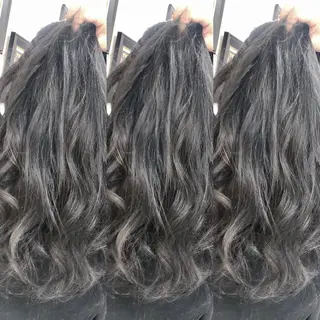 ロング カラー M IIのヘアスタイル