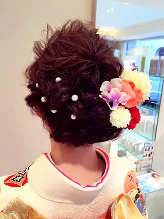 ヘアアレンジ SHO担当髪質改善 東加古川アーティブのヘアスタイル