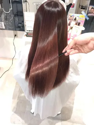 ロング 🌼韓国ヘア🌼 田中義也のヘアスタイル