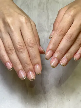 ネイル 山下 オレンジのネイルデザイン
