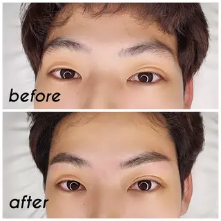 アイブロウ メンズ KAWAKITA MAMIのマツエク・マツパデザイン