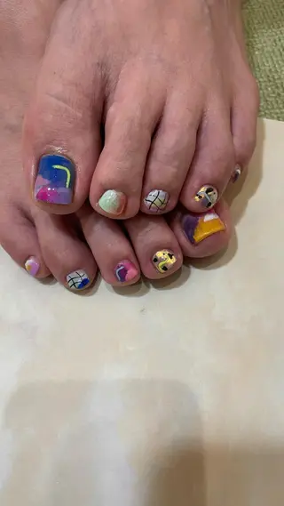 ネイル 栗田 ゆう子のネイルデザイン