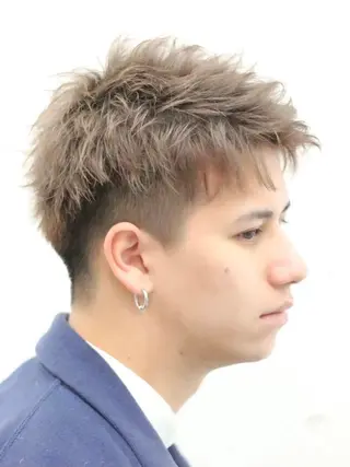 ショート カラー メンズ 名古屋メンズパーマ /松井生のヘアスタイル