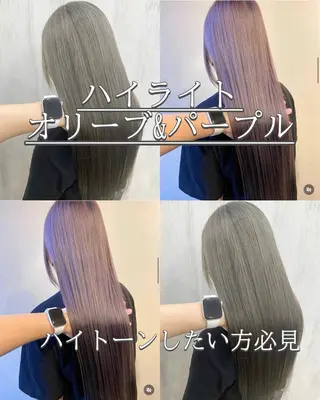 ロング ハイトーンカラー/ YUTAのヘアスタイル