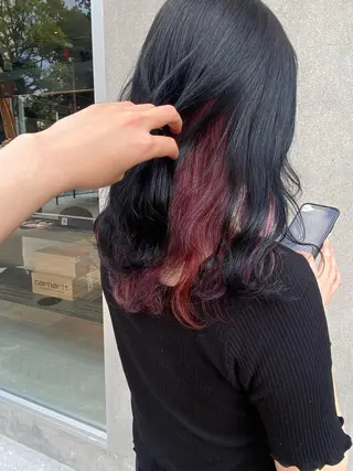 カラー AYANE 韓国ヘア /レイヤーカットのヘアスタイル