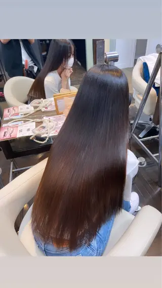 ロング 阿倍野/髪質改善 /縮毛矯正/坪田幸広のヘアスタイル