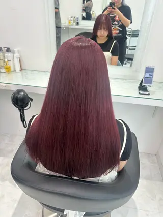 ロング カラー 🩷暖色カラー🩷 BONのヘアスタイル