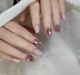 ネイル 🎀彩羽チップ 長さだし専門🎀のネイルデザイン