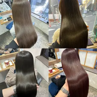 ミディアム カラー FiNbyallure 池袋所属・シアカラー×髪質改善 ミニモ限定/浦前翼のヘアスタイル